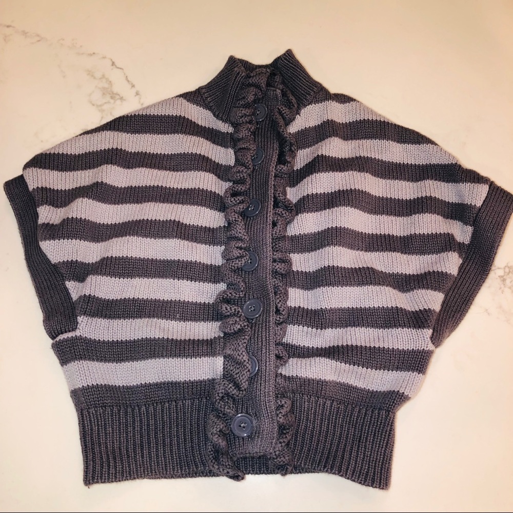 Garnet Hill sweater poncho for girls